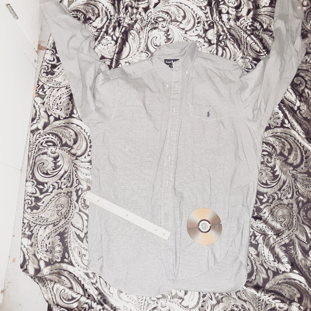 new POLO xl mens gray shirt